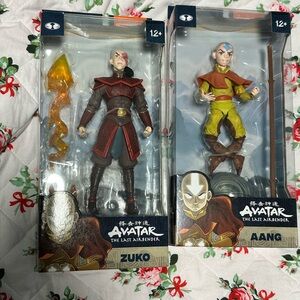 Avatar The Last Airbender Zuko and Aang Action Figures